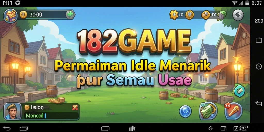 Tampilan gameplay Idle yang santai dan menyenangkan di 182GAME.