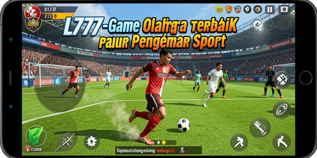 Tangkapan layar menampilkan gameplay mendebarkan dalam L777 di arena olahraga.