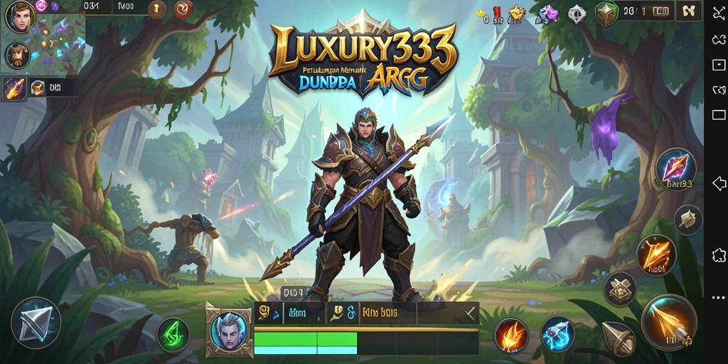 Tampilan gameplay ARPG yang seru dan mendebarkan di LUXURY333.