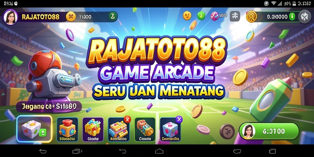 Screenshot gameplay RAJATOTO88 menampilkan rintangan seru dan karakter yang menarik.