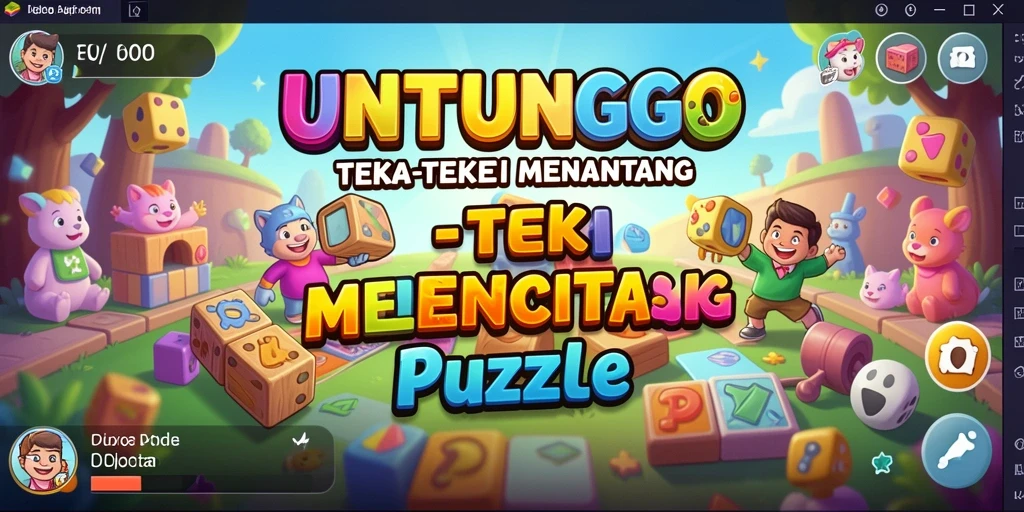 Tampilan gameplay UNTUNGGO yang menarik dan penuh tantangan.